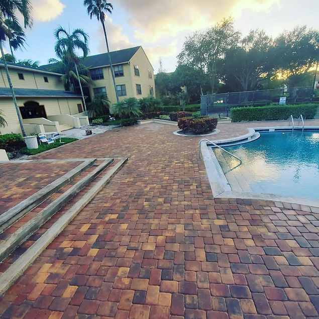Paver installation project